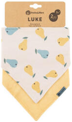 PETITE&MARS Nyálkendő Luke 2 db Beige Pears&Intense Ochre 3hó+ (412819)