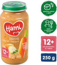  HAMI Roláda - zöldség és borjúhús (250 g) - hús-zöldség bébiétel (162314)