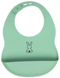  NATTOU Szilikon előke rögzítéssel zöld BPA mentes (877084)