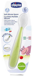 Chicco Szilikon puhány kanál zöld 6h+ (06828-51)