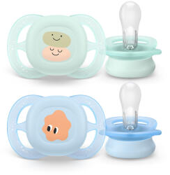 Philips SCF075/04 Játszócumi ultra start mintás 0-2hó fiús 2 db (9028110)