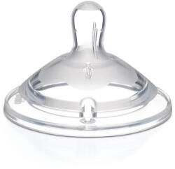  CHICCO Natural Feeling szilikon cumisüveg cumi gyors áramlás 6m+ 2 db (81047-20)