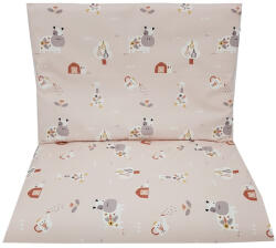 EKO Ágynemű 2 részes pamut My farm Powder pink mintával 40x60 cm, 90x120 cm (KPO-07-2-MY-FARM)