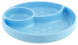  CHICCO Szilikon tányér, kékzöld 12h+ (10216-20)