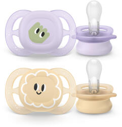 Philips SCF075/03 Játszócumi ultra start mintás 0-2hó lányos 2 db (9028059)