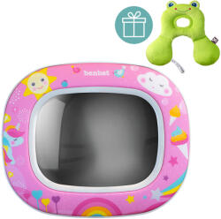  BENBAT Zrkadielko detské Night&Day - jednorožec 0m+ Nákrčník s opierkou hlavy, žabka 0-12 m (VP-F187165)