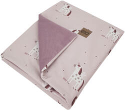  EKO Takaró pamut kétoldalas bársony alátéttel Unicorn 100x80cm (PLE-52-UNICORN)