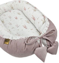 EKO Baba fészek pamut Velvet Nyuszi 90x60cm (CO-09-Bunny)