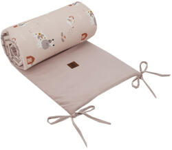  EKO Védőrács az ágyba VELVET My farm Powder pink 180x35 cm (0CH-06-MY-FARM)