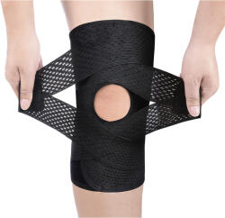  VivaFit Tépőzáras térdrögzítő keresztpántokkal XL (GYVFTKXL) - joletpont