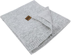  EKO Kötött takaró béléssel Szürke 100x80 cm (PLE-96-GREY)