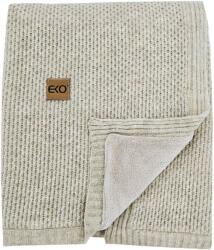  EKO Kötött takaró béléssel Bézs 100x80 cm (PLE-97-BEIGE)