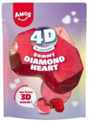 Amos Sweets 4D Szívvarázs - Töltött Szívecskés Gumicukor 120 g