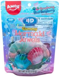 Amos Sweets 4D Ocean Jewels - Kagyló Alakú sellő Gumicukor 120 g