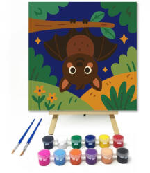  Cuki Denevér a Fán - gyerek számfestő készlet