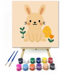 Számfestő Cuki Nyuszi Húsvéti Tojással - gyerek számfestő készlet (crea6652)