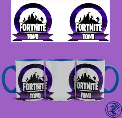  Fortnite logo bögre (Kék) - szupicuccok
