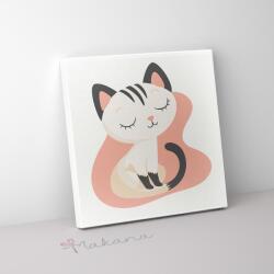 Makana Cicus- Gyerek számfestő készlet (20x20 cm keretre feszített)