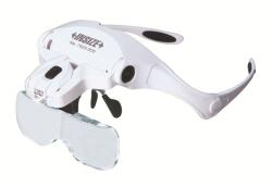 INSIZE Ochelari cu 5 lupe interschimbabile INSIZE, marire 1x, 3.5x, iluminare LED (7523-3D5)
