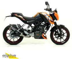 Arrow Exhaust Tobă finală ARROW Thunder pentru KTM DUKE 125 2011-2016, Aluminiu închis (Dark) - brsmoto - 1 932,00 RON