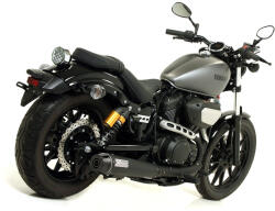 Arrow Exhaust Tobă finală ARROW Rebel pentru Yamaha XV (Bolt) 950 R 2014-2016, Oțel închis (Dark) - brsmoto - 3 008,00 RON