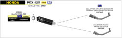 Arrow Exhaust Tobă finală ARROW Urban pentru Honda PCX 125 2018-2020, Aluminiu