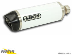 Arrow Exhaust Tobă finală ARROW Maxi Race-Tech pentru BMW R 1200 GS / Adventure 2006-2012, Alluminio white