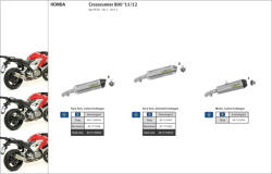 Arrow Exhaust Tobă finală ARROW Race-Tech pentru Honda CROSSRUNNER 800 2011-2014