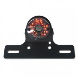  Stop LED moto PIPE negru fără suport număr de înmatriculare