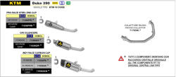 Arrow Exhaust Tobă finală ARROW Indy Race pentru KTM DUKE 125 2021-2023, Aluminiu