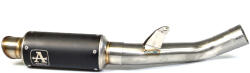 Arrow Exhaust Tobă finală ARROW GP2 pentru Aprilia RSV 4 RR / RF 2015-2016, Oțel închis (Dark)