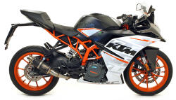 Arrow Exhaust Tobă finală ARROW GP2 pentru KTM DUKE 125 2017-2020, Oțel închis (Dark)