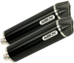 Arrow Exhaust Pereche de tobe finale ARROW Race-Tech pentru Yamaha FJR 1300 2016+, Aluminiu închis (Dark)