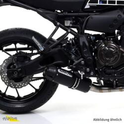 Arrow Exhaust Tobă finală ARROW Jet-Race pentru Yamaha TRACER 7 2021-2024, Oțel închis (Dark)