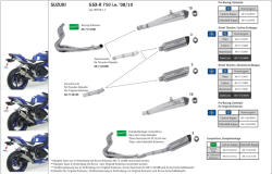 Arrow Exhaust Tobă finală ARROW Thunder pentru Suzuki GSX-R 600 i. e. 2008-2010, Aluminiu închis (Dark) - brsmoto - 1 800,00 RON