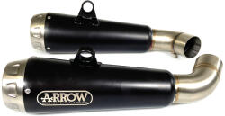 Arrow Exhaust Pereche de tobe finale ARROW Pro-Race pentru Ducati Hypermotard 950 / 950 SP 2019-2024, Oțel închis (Dark)