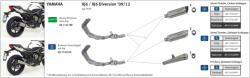 Arrow Exhaust Tobă finală ARROW Thunder pentru Yamaha XJ6 / XJ6 Diversion 2009-2015, Aluminiu închis (Dark) - brsmoto - 2 146,00 RON