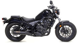 Arrow Exhaust Tobă finală ARROW Rebel pentru Honda CMX 500 Rebel 2017-2024, Oțel închis (Dark) - brsmoto - 3 078,00 RON