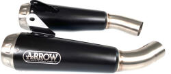 Arrow Exhaust Sistem complet de evacuare ARROW Pro-Race pentru Ducati Scrambler 1100 2018-2020, Oțel închis (Dark)