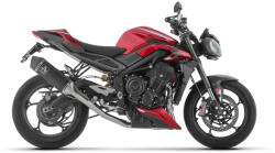 Arrow Exhaust Sistem complet de evacuare ARROW Veloce pentru Triumph STREET TRIPLE 765 RS 2023-2024, Aluminiu închis (Dark)