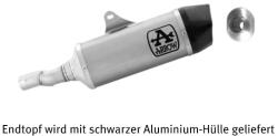 Arrow Exhaust Tobă finală ARROW Race-Tech pentru Honda FORZA 750 2021-2024, Aluminiu închis (Dark) - brsmoto - 2 458,00 RON
