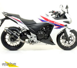 Arrow Exhaust Tobă finală ARROW Race-Tech pentru Honda CB 500 X 2015-2016, Aluminiu închis (Dark) - brsmoto - 2 018,00 RON