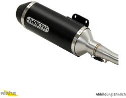 Arrow Exhaust Tobă finală ARROW Urban pentru Gilera FUOCO 500 2007-2013, Oțel închis (Dark)