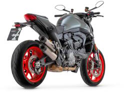 Arrow Exhaust Pereche de tobe finale ARROW Round-Sil pentru Ducati Monster 937 2021-2024, Titan