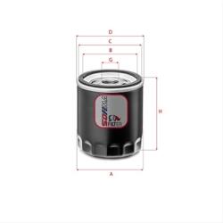SOFIMA Filtru ulei SOFIMA S 3786 R (S 3786 R) - fixbox