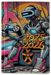 Realsystem Diák zsebkönyv REALSYSTEM papírborító 125x205mm graffiti 2025-2026 (5313-60) - nyomtassingyen