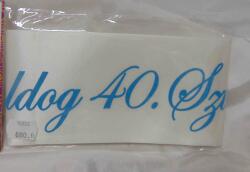  vállszalag 40. szülinapra, fehér-16895