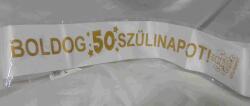  vállszalag 50. fehér