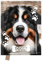 Junior Emlékkönyv JUNIOR Doggy szív alakú lakattal (DBL36-J24) - nyomtassingyen