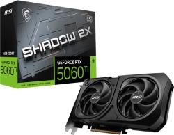 MSI GeForce RTX 5060 Ti SHADOW 2X OC PLUS 16GB GDDR7 128bit Videokártya